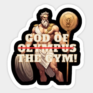 God of olympus the gym! Sticker